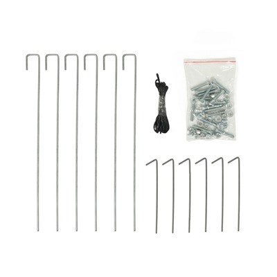 Теплица, 4.9×2.45×2.1 м, оцинкованный металл, профиль d=25 мм, чехол из армированной плёнки 120 мкм