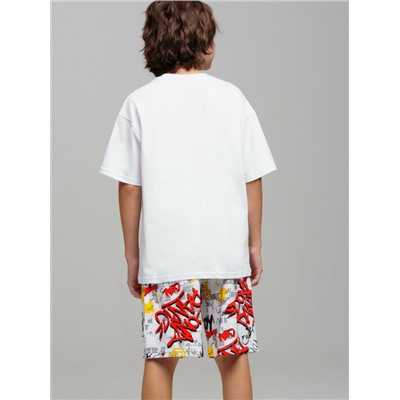 Комплект трикотажный для мальчиков: фуфайка (футболка), шорты