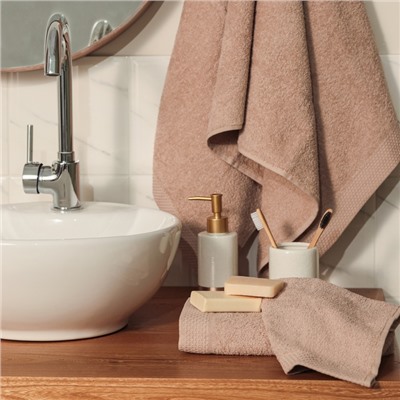 Набор махровых полотенец LoveLife Natural stone, 3 шт.: 70×130.50×80.30×50 см, хлопок 100%