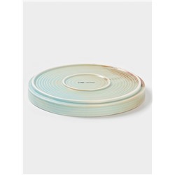 Тарелка десертная Magistr Sand Ripples Magistro, d=20 см, фарфор, голубая