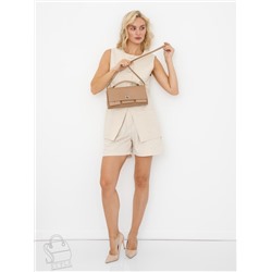 Сумка женская кожаная 5035PE apricot Polina&Eiterou