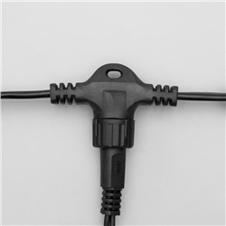 УЦЕНКА Гирлянда «Занавес» 2×3 м, IP44, УМС, тёмная нить, 760 SMD-LED, свечение белое, 220 В