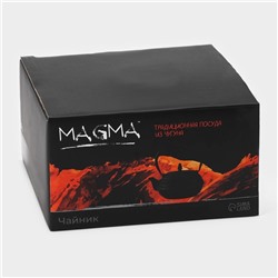Чайник Magma «Танан», 800 мл, с ситом, с эмалированным покрытием внутри, индукция, чугун, чёрный