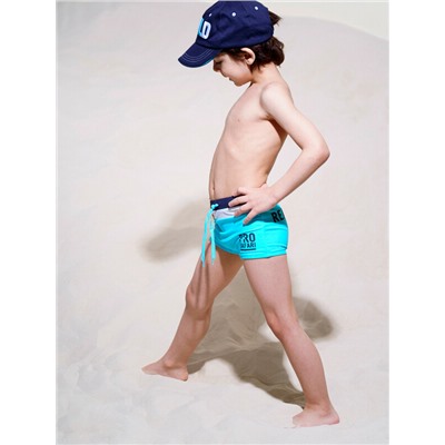 Плавки-шорты трикотажные для мальчиков «8»