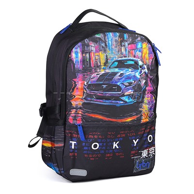 Рюкзак "Label. Tokyo Drift" подростковый 39x30x17 см (19 л) вес 750 г,