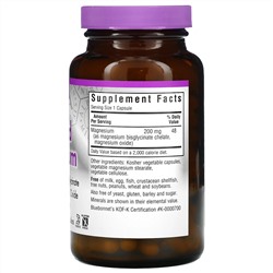 Bluebonnet Nutrition, буферный хелатный магний, 120 растительных капсул