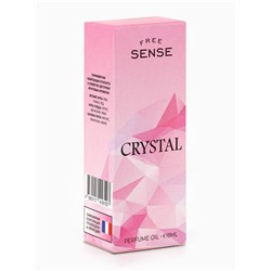 Парфюмерное масло женское Free Sense Crystal, 8 мл (по мотивам Bright Crystal (Versace)
