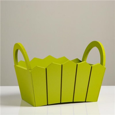 Подарочный ящик «Мария», 25×16×17 см, МДФ, цвет фисташковый