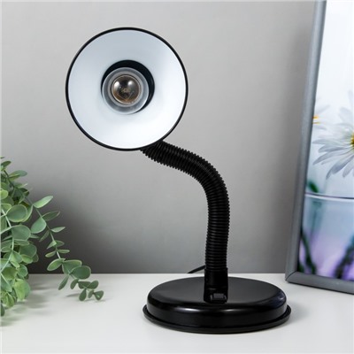 Лампа настольная Е27, с выкл. (220 В) черная (203 В) RISALUX