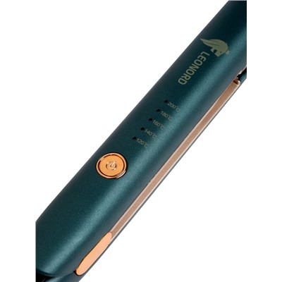 Выпрямитель для волос Leonord LE-1204, 35 Вт, 5 режимов,120-200℃, керамическое покрытие, зелёный