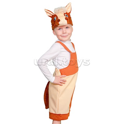 Изделие швейное "Набор карнавальный "Коник" ткань-плюш (6-9 лет, рост 122-134 см)