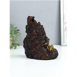Подставка для благовоний TAKE IT EASY «Храм в горах», стелющийся дым, 18.5×18 см