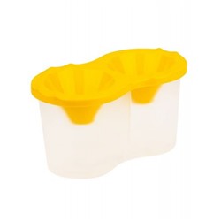 Стакан-непроливайка двойной СТАНДАРТ ЖЕЛТЫЙ-2 С-9000 Проф-Пресс