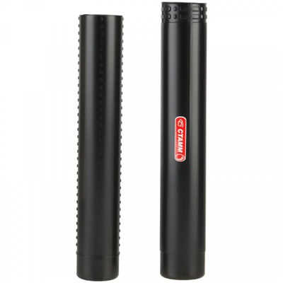 Тубус (футляр для чертежей) малый черный, диаметр-6 см, длина от 40 до 70 см ПТ31 Стамм