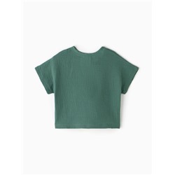 Рубашка Крошка Я «Муслин», рост 68, зеленая