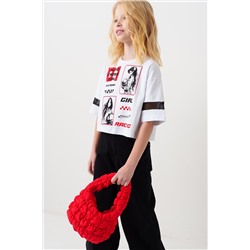 Фуфайка трикотажная для девочек (футболка) PLAYTODAY, 1240268