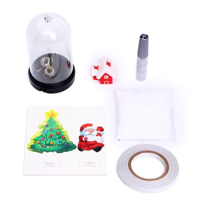 УЦЕНКА Набор для творчества «Новогодний ночник. Домик Деда Мороза»