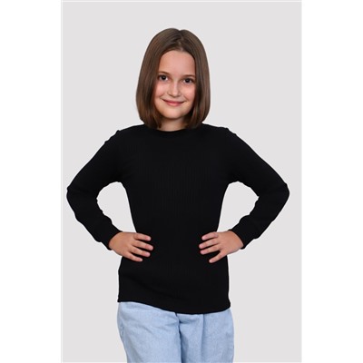 Лойс - лонгслив черный