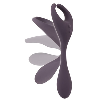 Фиолетовый универсальный вибратор Remote Controlled Couples Vibrator