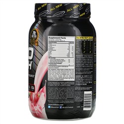 Muscletech, Nitro-Tech, сывороточный изолят + смесь для роста сухой мышечной массы, клубничный вкус, 907 г (2 фунта)