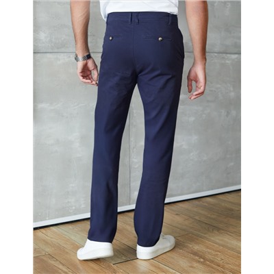 Брюки-чиносы из эластичного твилла