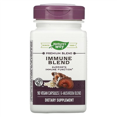 Nature's Way, Immune Blend, 1600 mg, 90 Vegetarian Capsules