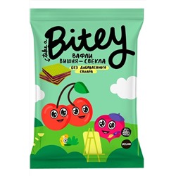 Вафли Bitey Вишня-Свекла 35г ЭКОПРОДУКТЫ, 1187693