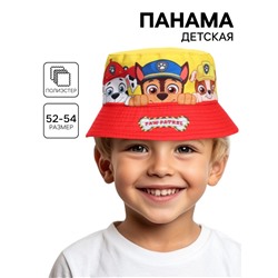 Панама детская, размер 52-54 Щенячий патруль