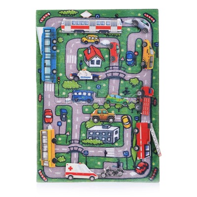 Веселые машинки с игровым полем, фетр
