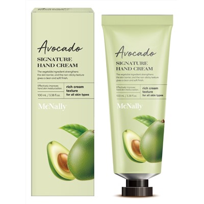 MCNALLY - КРЕМ ДЛЯ РУК С ЭКСТРАКТОМ АВОКАДО AVOCADO SIGNATURE HAND CREAM, 100 МЛ