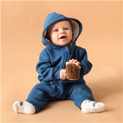 Комбинезон с капюшоном детский «Крошка Я» Blueberry, рост 80-86, синий