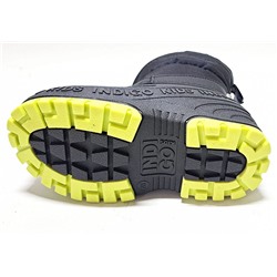 60-0010A черн/желт Сапоги зима для мальчиков (27-30)/10