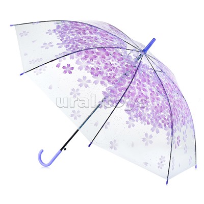Зонт детский "Красивые цветы" (54см.) фиолетовый