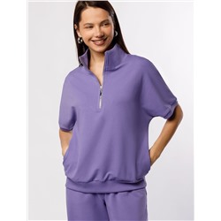 Джемпер из тонкого премиального футера с эластаном