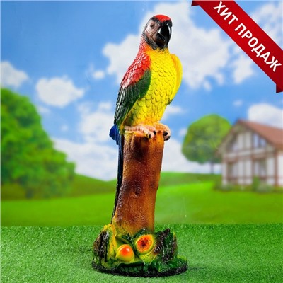 Садовая фигура из гипса «Попугай», 53×20×14 см