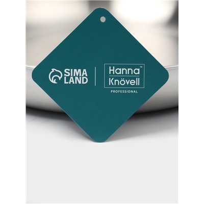 Сковорода 3Ply Hanna Knövell, d=28 см, h=5.5 см, толщина 2.2 мм, индукция, нержавеющая сталь