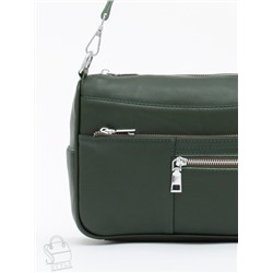 Сумка женская кожаная 2041-9NN d.green Natale Navetta