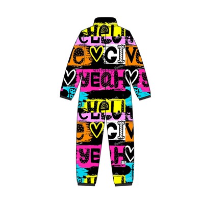 Комбинезон трикотажный для девочек