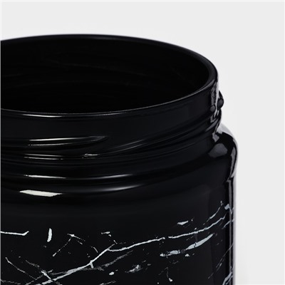 Банка для сыпучих «Марбл», 660 мл, стекло