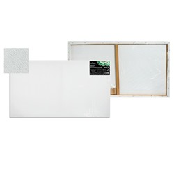 Холст на подрамнике, хлопок 100%, 1.6×50×90 см, акриловый грунт, среднезернистый, 380 г/м²