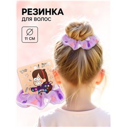 Резинка для волос, сердечки, 11 см, Гравити Фолз