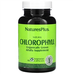 Nature's Plus, Натуральный хлорофилл, 90 растительных капсул