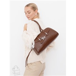 Сумка женская кожаная 9198SP d.brown Velina Fabbaino-Safenta в Новосибирске