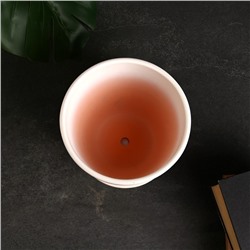 Горшок для цветов «Халва», 2.3 л, d=17 см, h=16 см, керамический, белый