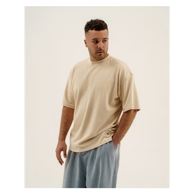 Футболка мужская MINAKU, размер XL, бежевая