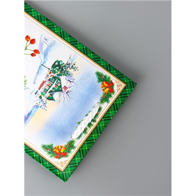 Пакет подарочный новогодний «Снегирь на ветке», 11.5×14.5×6.5 см