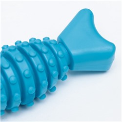 Жевательная игрушка для собак «Конфетка», 12 см, TPR, голубая