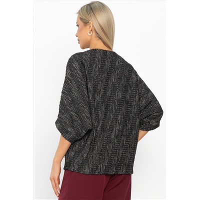 Джемпер трикотажный Джорджина (черный) Б14907-12М