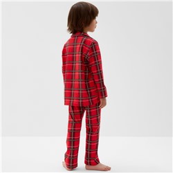 Пижама детская KAFTAN «Клетка» размер 32 (110-116 см)