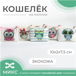 Кошелёк монетница детская на молнии «Выбражулька», цвет МИКС